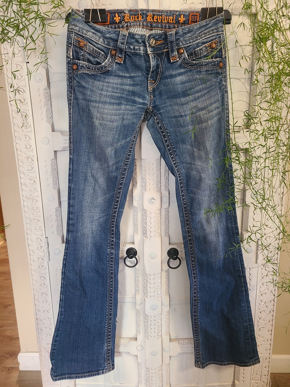 Rock Revival Women's Blue Bootcut Jeans 31" Inseam
